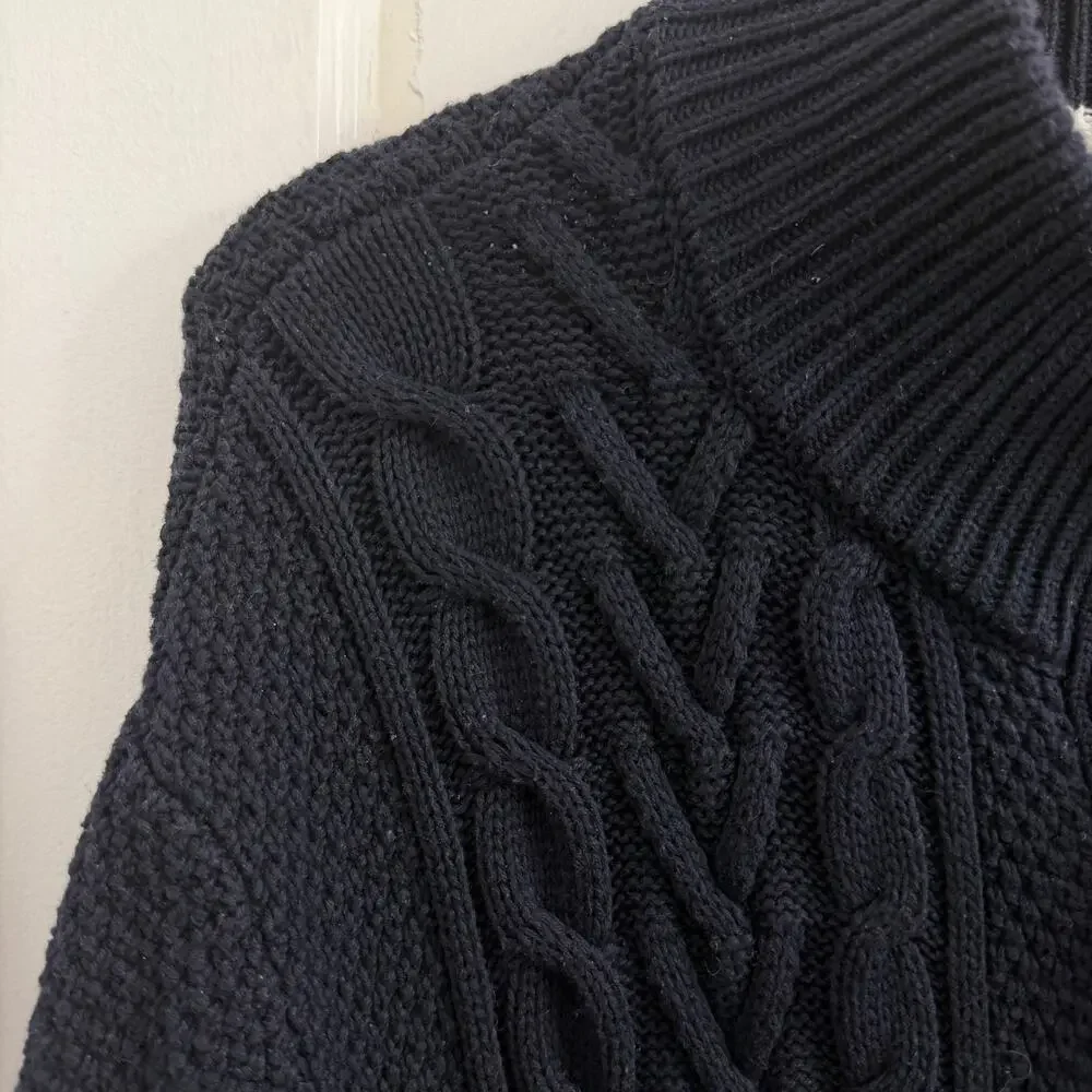 Banana Republic Fisherman‎ Knit Cotton Cardigan, Navy size XL